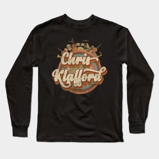 Tshirt Music Designs Vintage Retro - Chris Klafford Long Sleeve T-Shirt